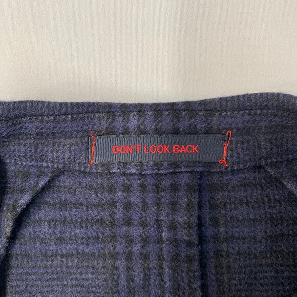 The Gigi Wool Blazer Men’s Size Large Purple Unlined Houndstooth Sport Coat - Picture 4 of 13